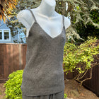 Care By Me Heather Top - Dark Grey Melange