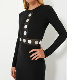 STAUD Asher Dress - Black