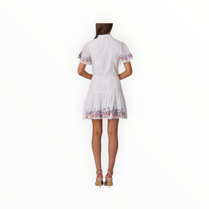 Shoshanna Cowden Dress - Optic Multi