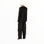 Rotate Birger Christensen Sequined Oversized Single-Breasted Blazer - Black