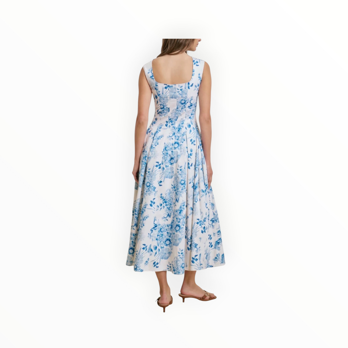 Favorite Daughter The Muse Dress - Blue/White Floral
