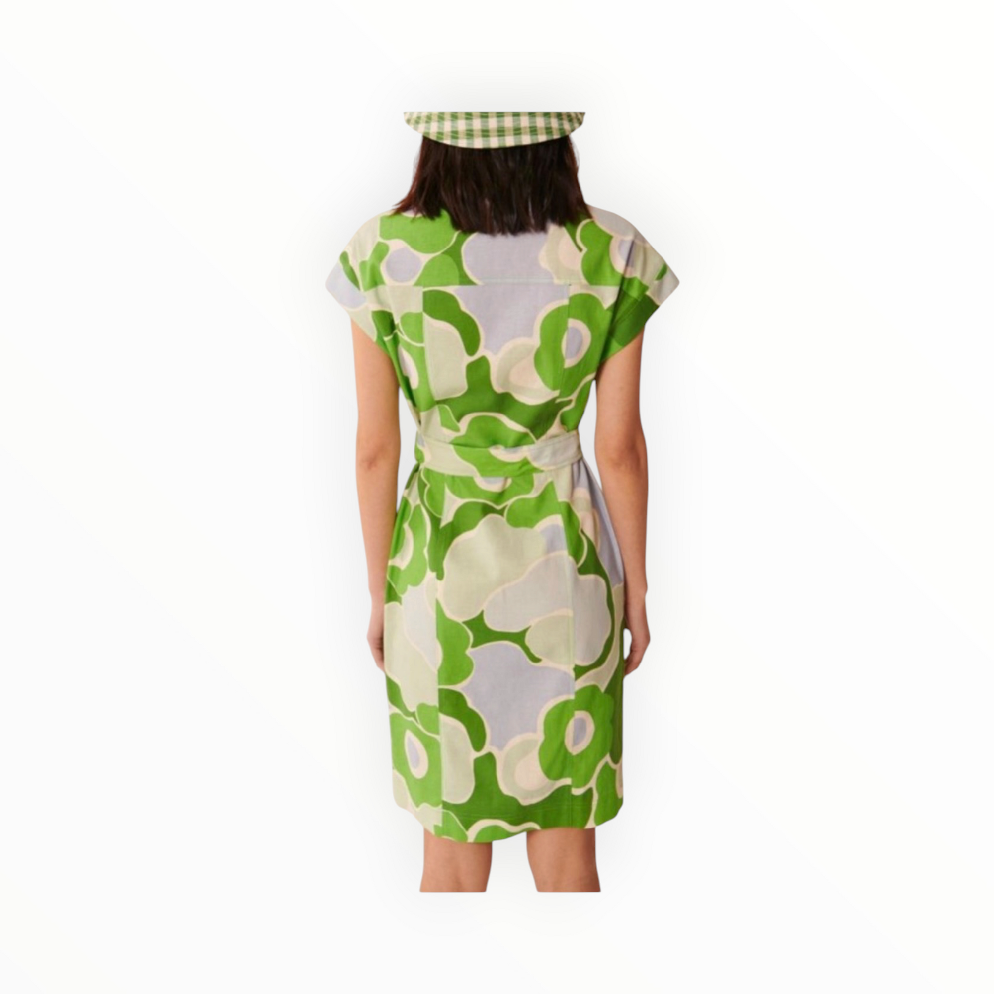 Tara Jamon Rajah Dress Flower - Green