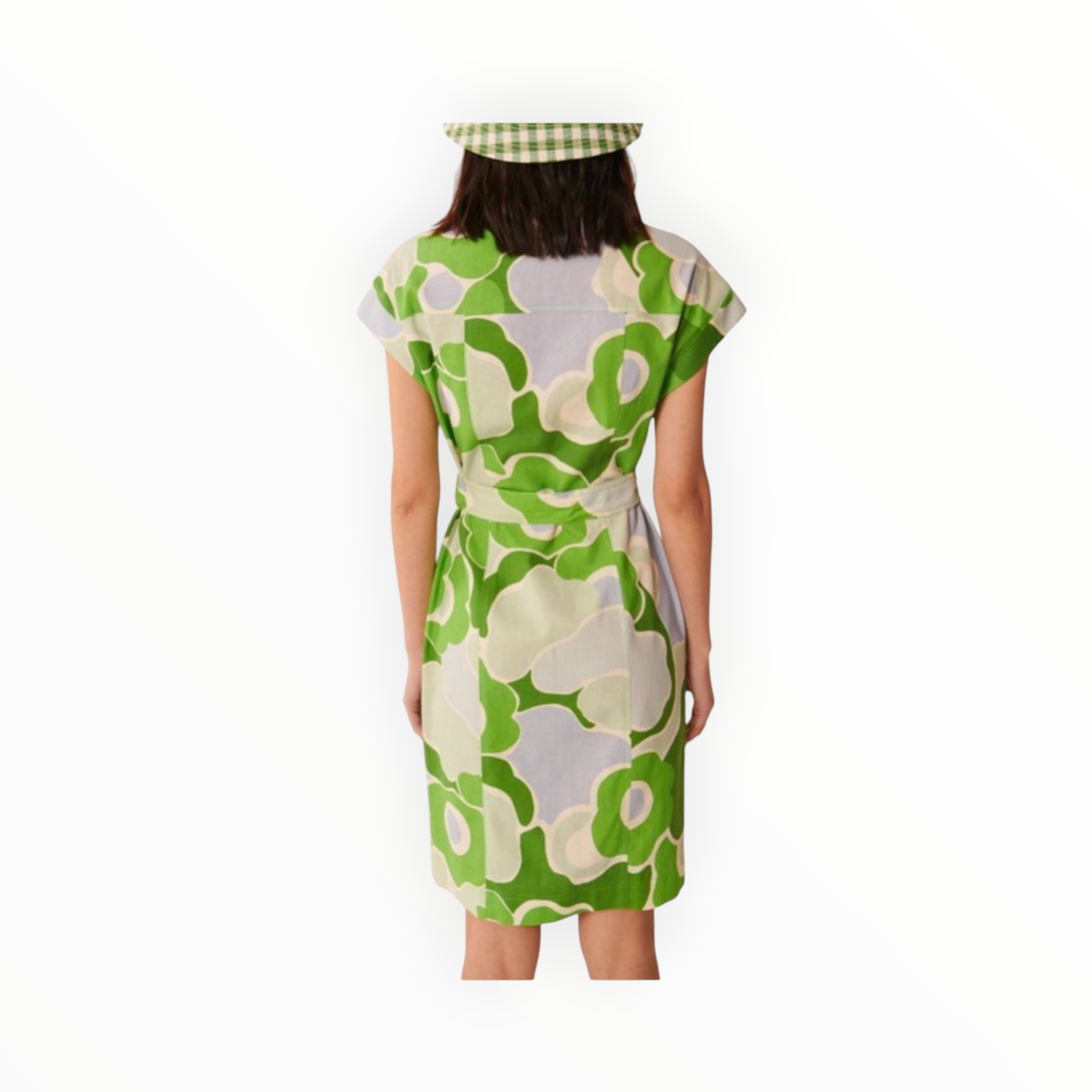 Tara Jamon Rajah Dress Flower - Green