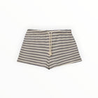 perfectwhitetee Bennie French Terry Short - Navy Stripe