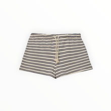 perfectwhitetee Bennie French Terry Short - Navy Stripe
