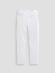 AG Jeans Mari Crop Mid Rise Slim Straight - Gallery White
