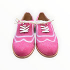 Esquival Handpainted Wingtip - Fuchsia