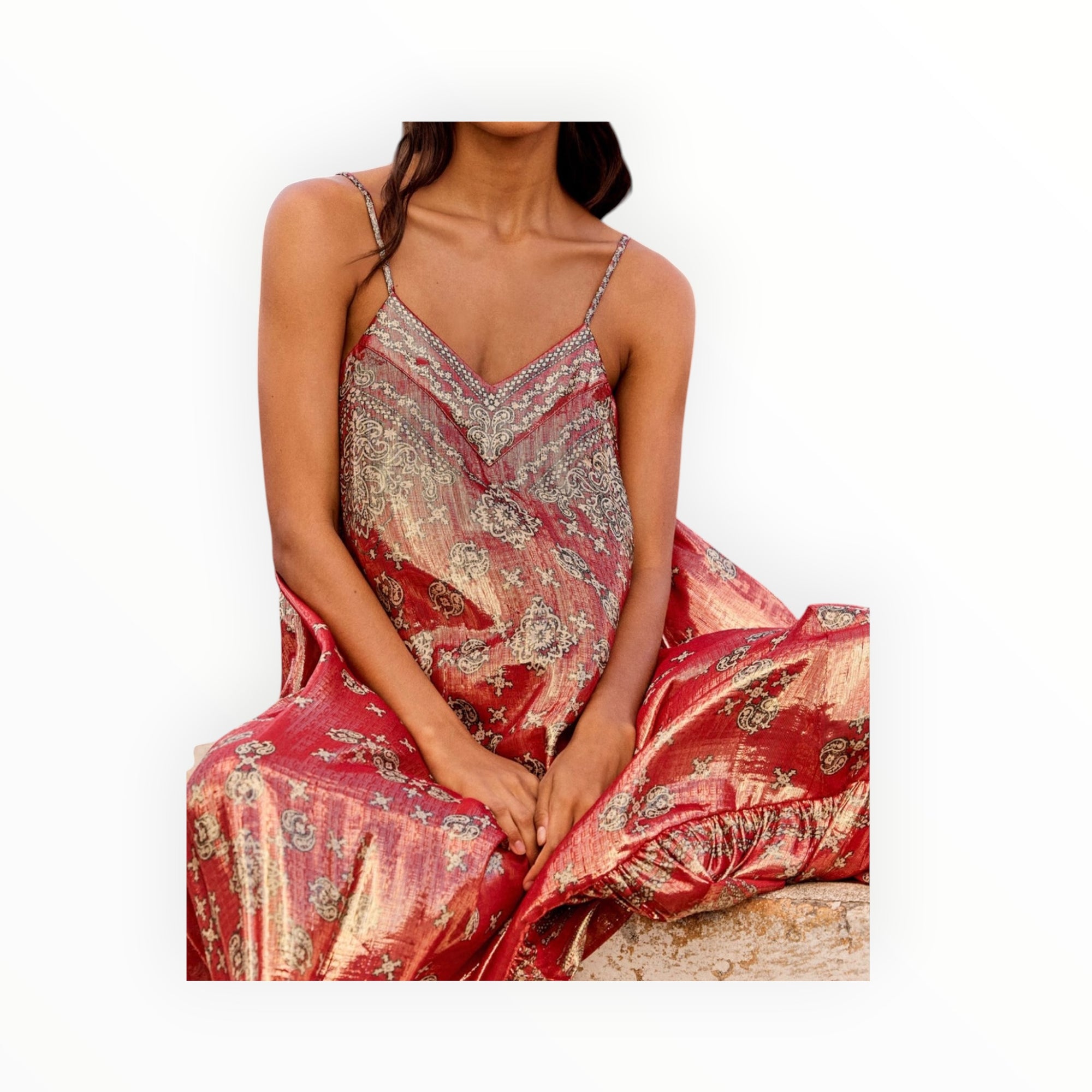 Mes Demoiselles Paris Llaollao Grim Dress - Red