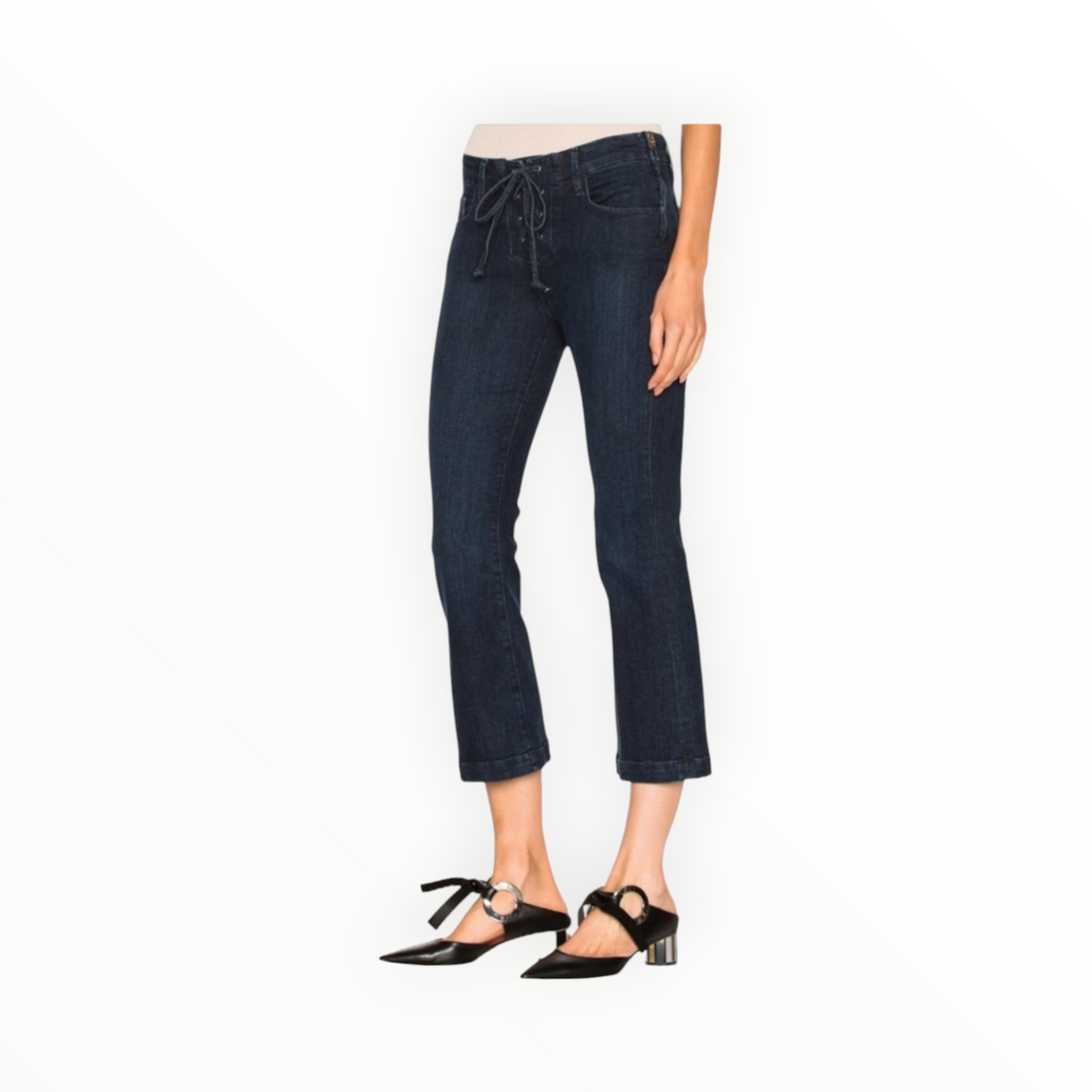 Frame Le Crop Mini Boot Lace Up - Hayworth