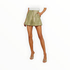 L’Agence Safari Shorts - Oil Green/Gold