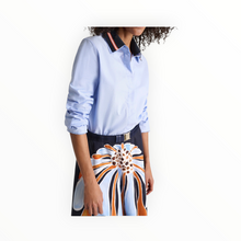 Dorothee Schumacher Powerful Ease Blouse - Oxford Blue
