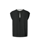 Rabens Saloner Rosalyn Top - Black