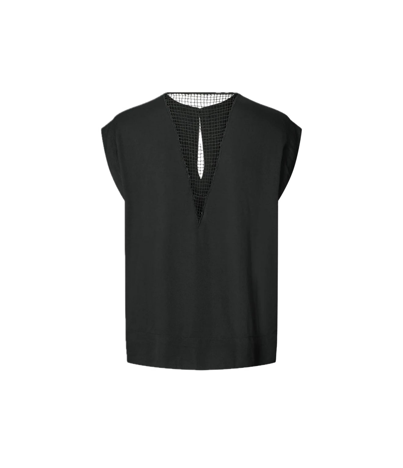 Rabens Saloner Rosalyn Top - Black