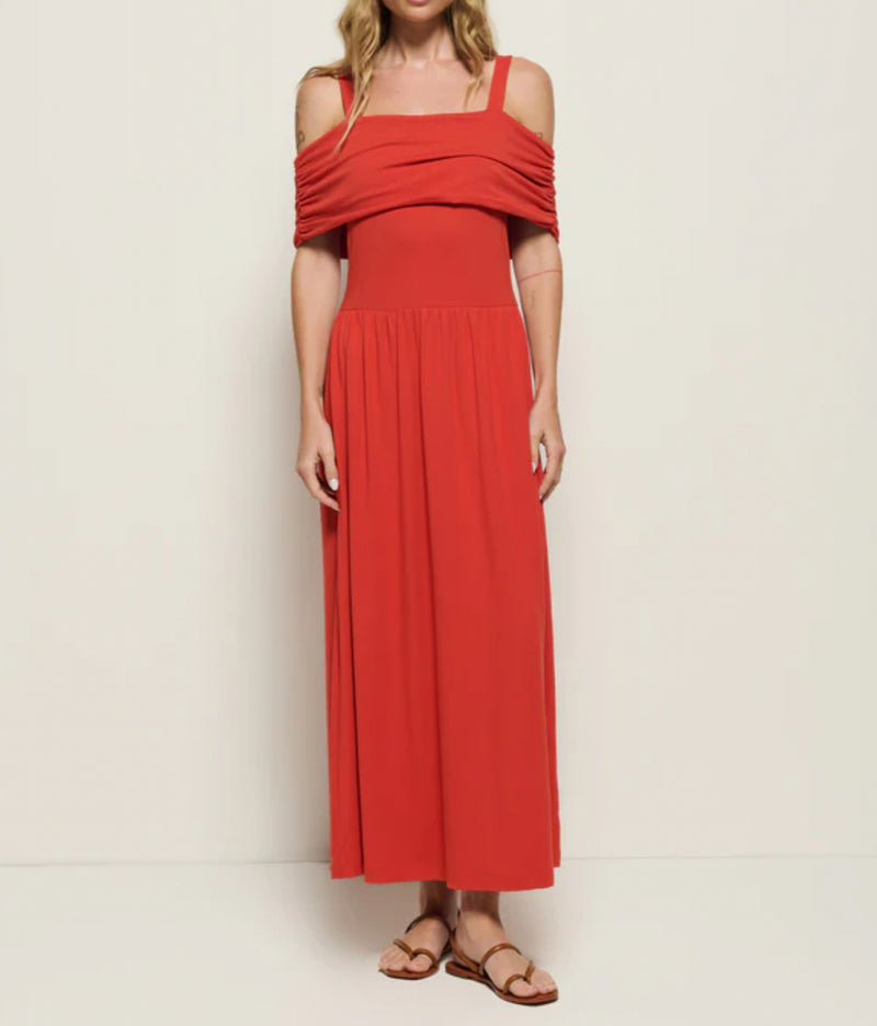 Nation Ltd Tamaira Dress - Aurora Red