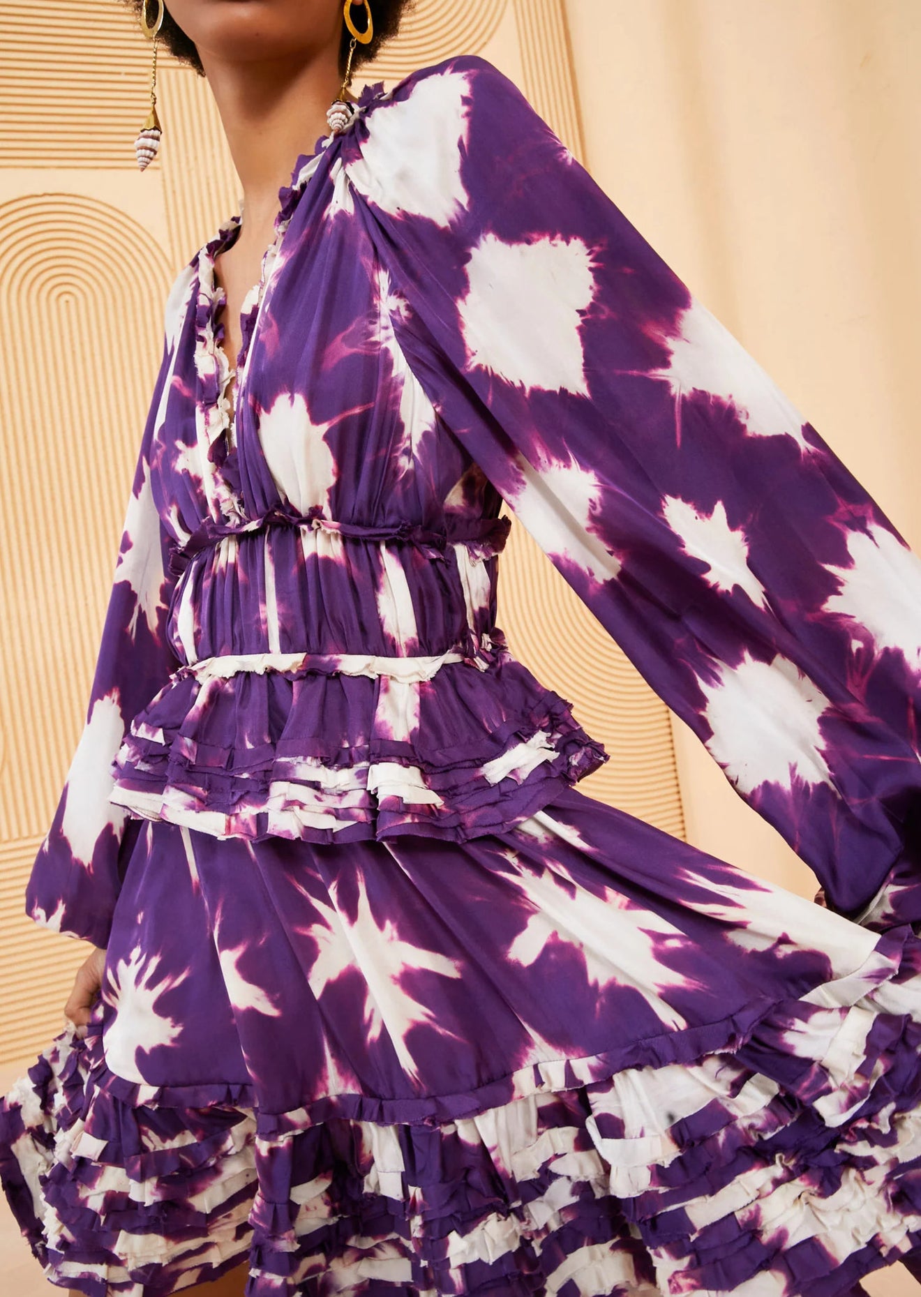 Ulla Johnson Emery Dress - Cassis Blur
