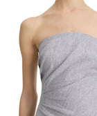 Vince Ticking Striped Draped Dress - Iris