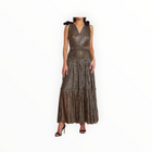 bishop + young LaLa Party Dress - Gold Metallic