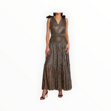 bishop + young LaLa Party Dress - Gold Metallic