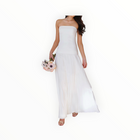 Generation Love Cody Crepe Pleat Dress - White
