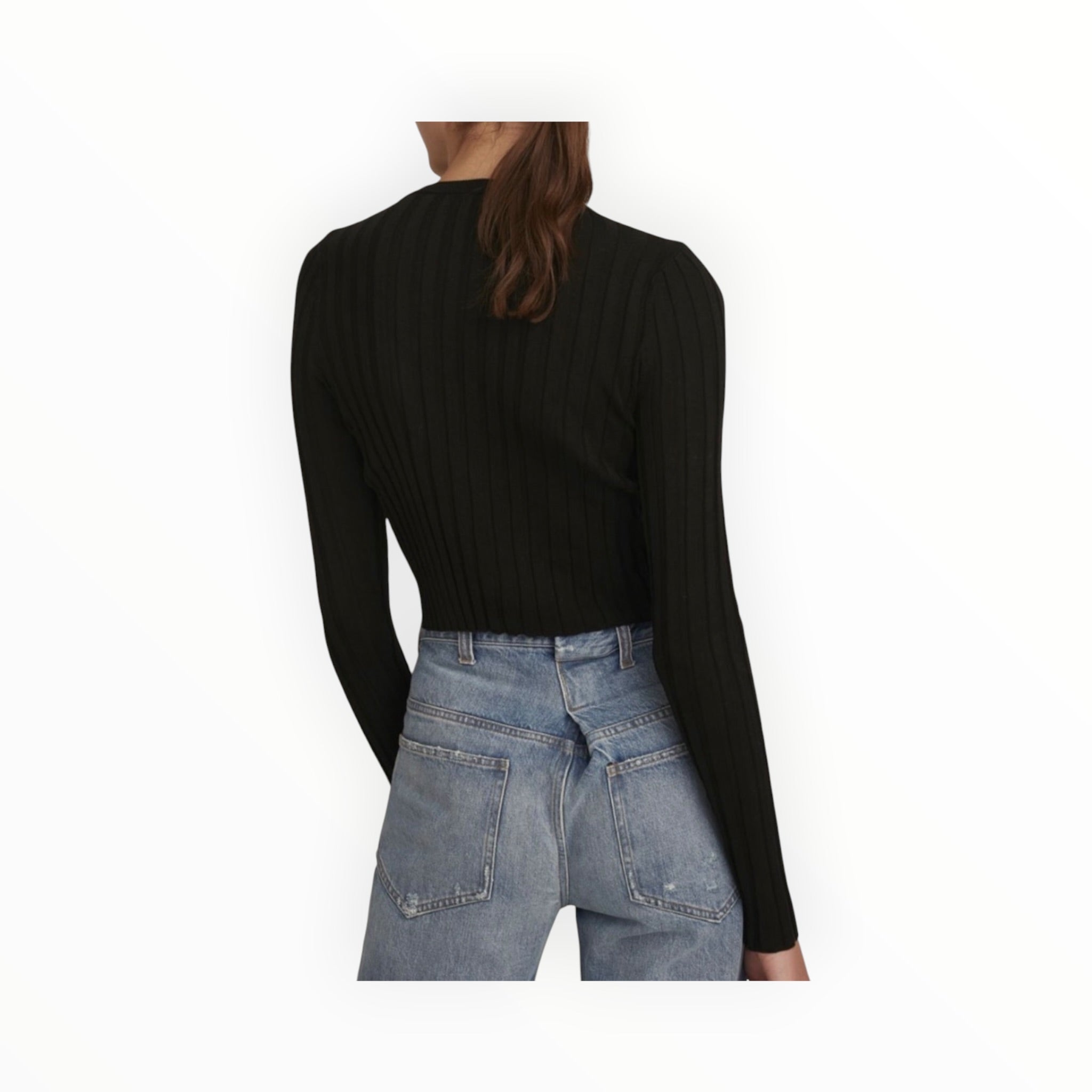 Marissa Webb Nicolas Pullover - Black