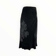 Gold Hawk Brigitte Bias Skirt - Black