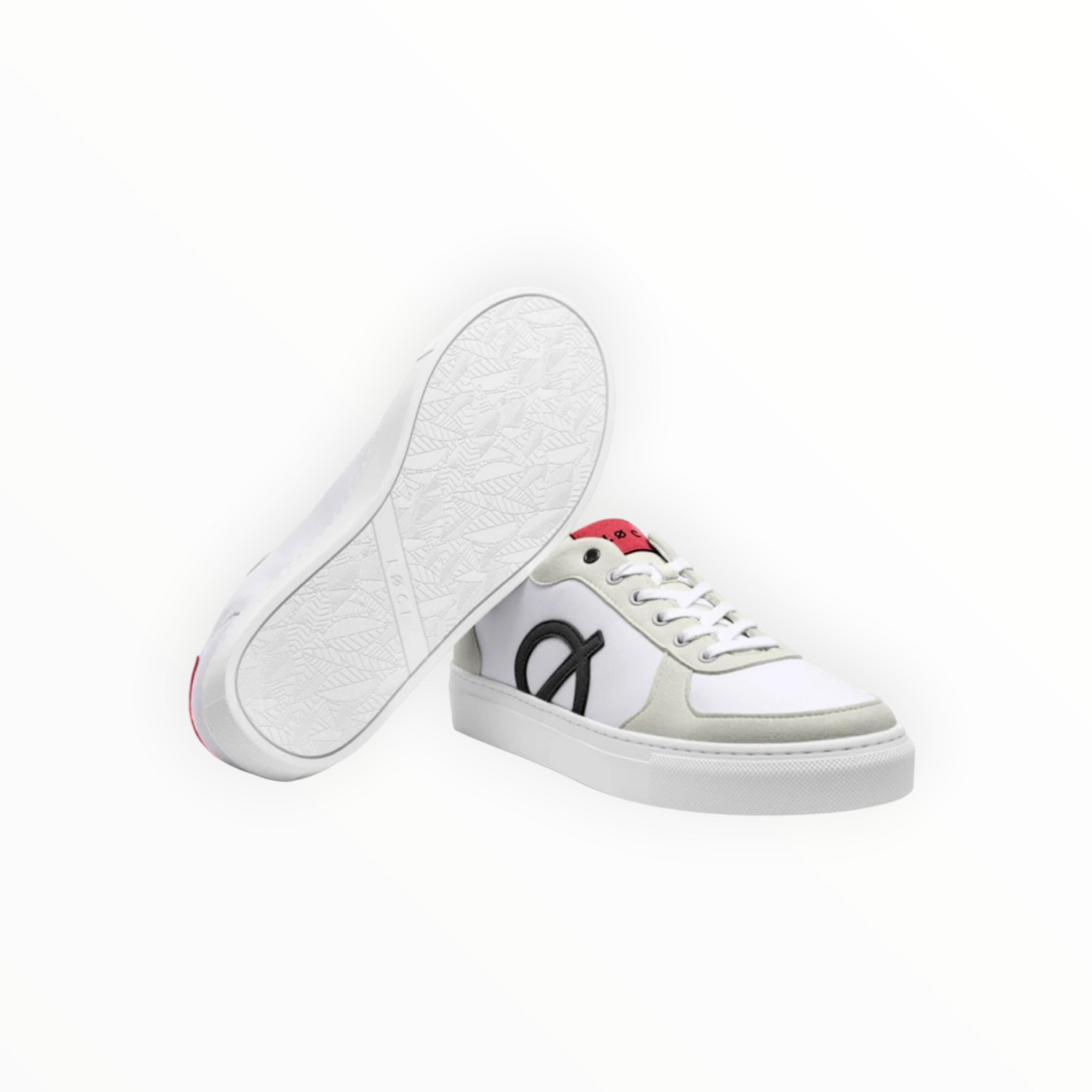 LØCI Classic Sneaker - White/Red/Navy