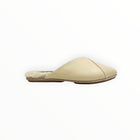 Yosi Samra Valentina Leather Slipper Mule - Nude