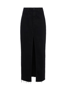 L'Agence Rysa Denim Maxi Skirt - Noir