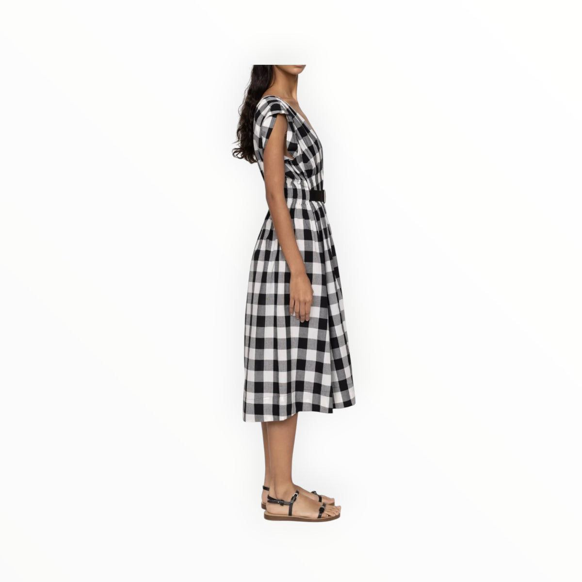Sea New York Neci Gingham Midi Tank Dress - Multi