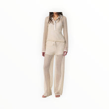 rag & bone Liv Mesh LS Polo - Turtle Dove