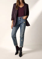 Summum Taft Blazer - Wine