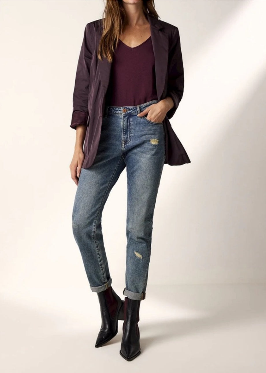 Summum Taft Blazer - Wine