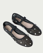 Loeffler Randall Leonie Ballet Flat - Black/Crystal