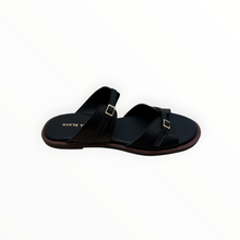 ALL BLACK Little Belt Sandal - Black
