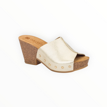 nassima Kilda Wedge Sandal - Gold
