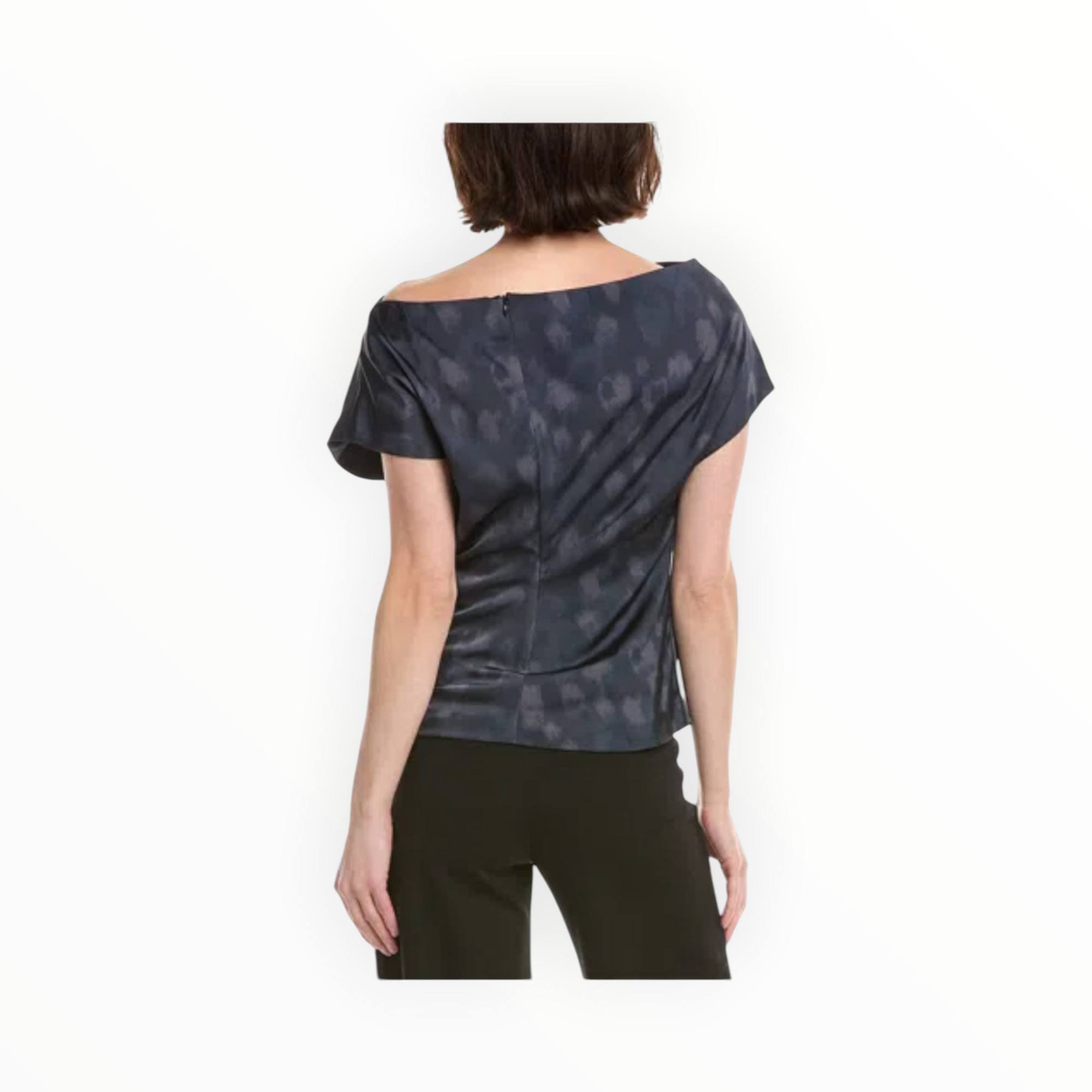 rag & bone Evelyn Top - Navy Leopard