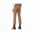 ecru Prince Cropped Flare Leg - Autumn Check