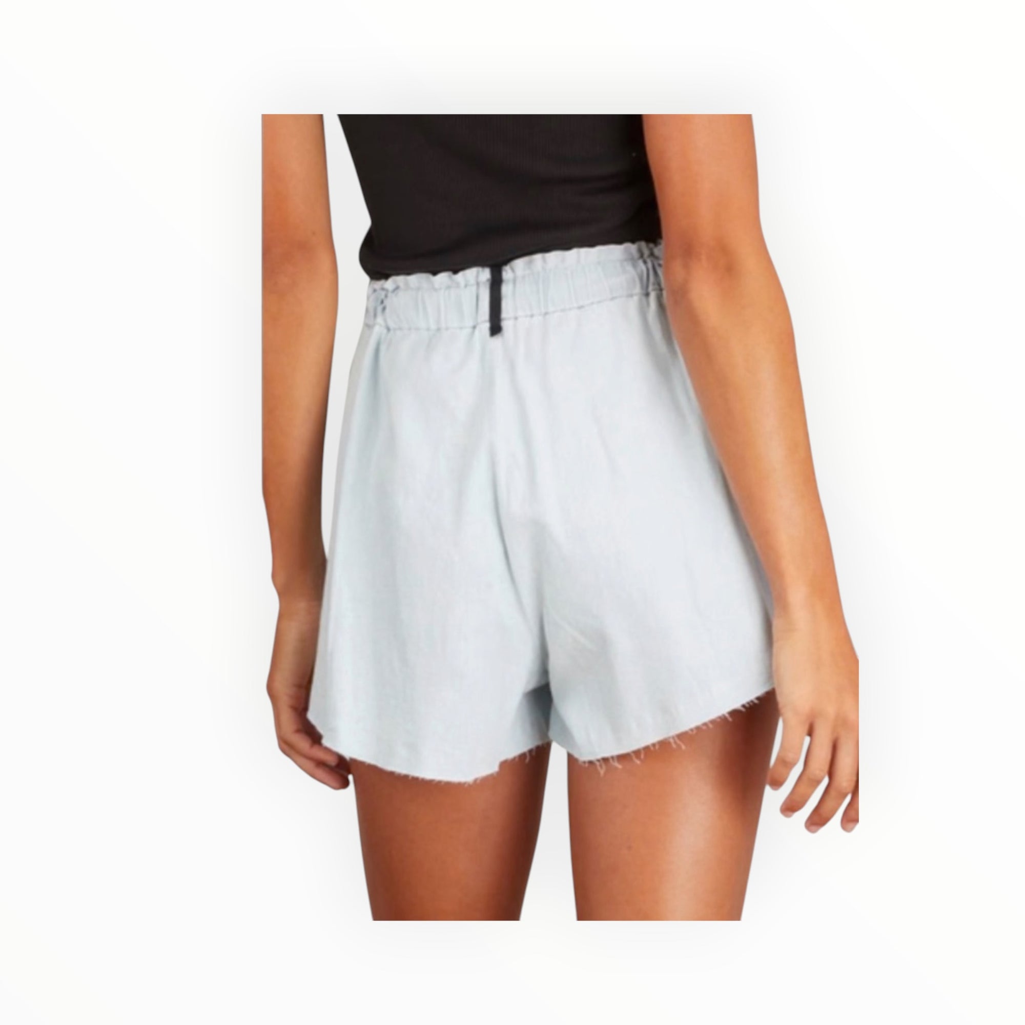 ASKK NY Wide Leg Short - White Water