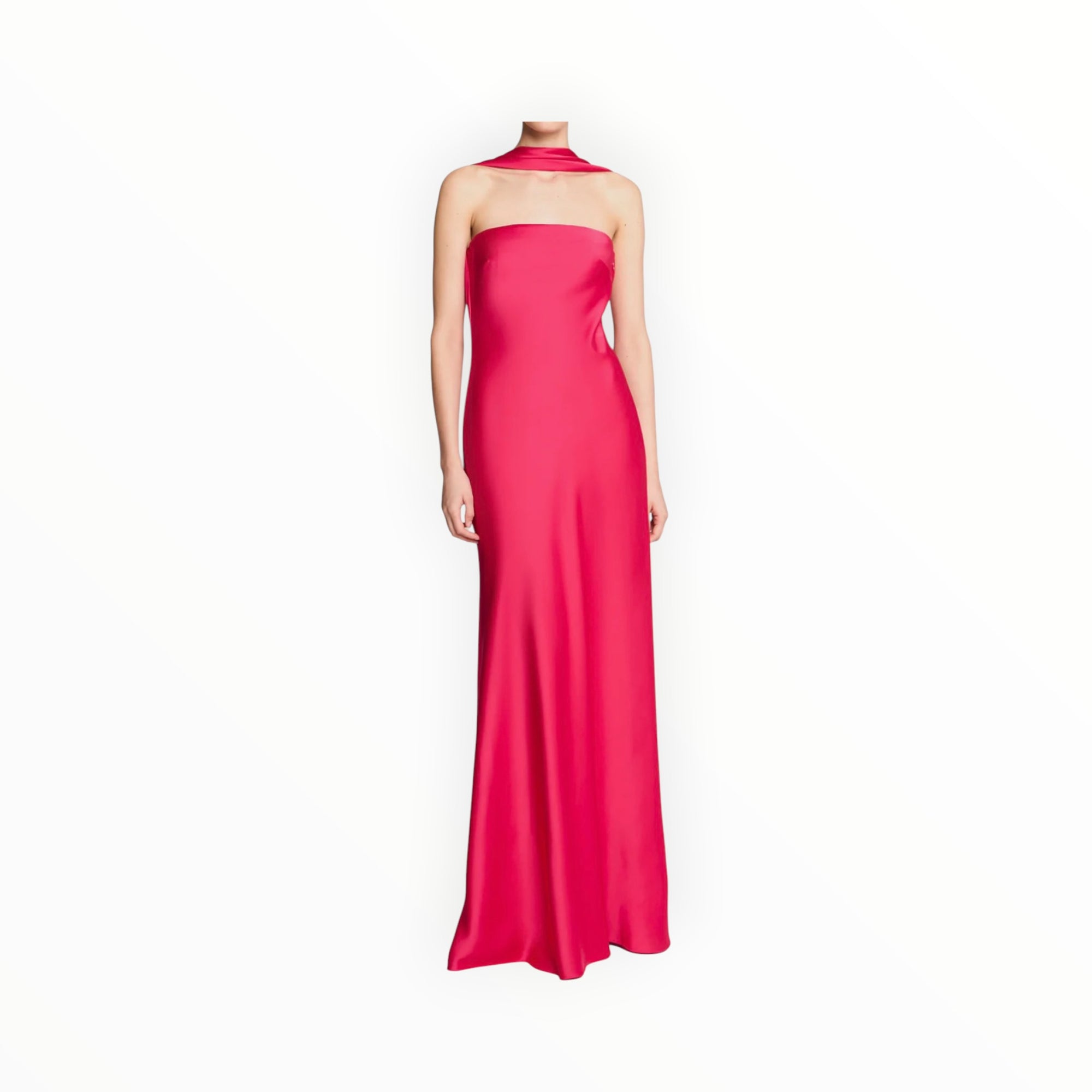 Halston Vali Crepe Gown - Opera