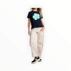 Lisa Todd Posy Posse T-Shirt - Navy