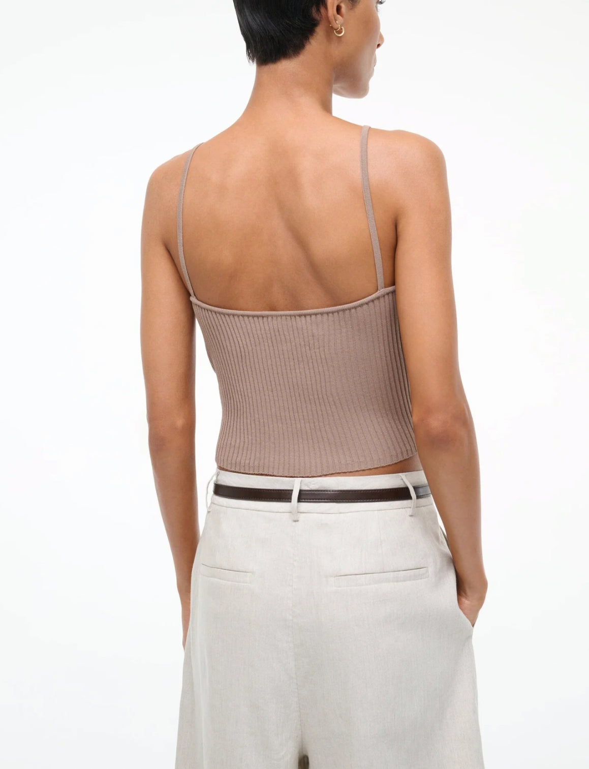 STAUD Soleil Top - Taupe