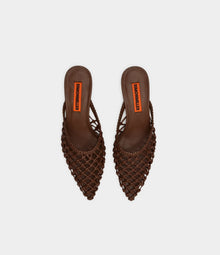 Simon Miller Knotted Gala Mule - Chocolate