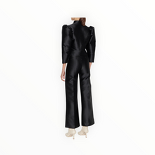 DESTREE Niagara Satin Flared Pants - Black