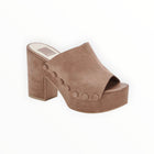 Dolce Vita Emol Platform Sandals - Mushroom Suede