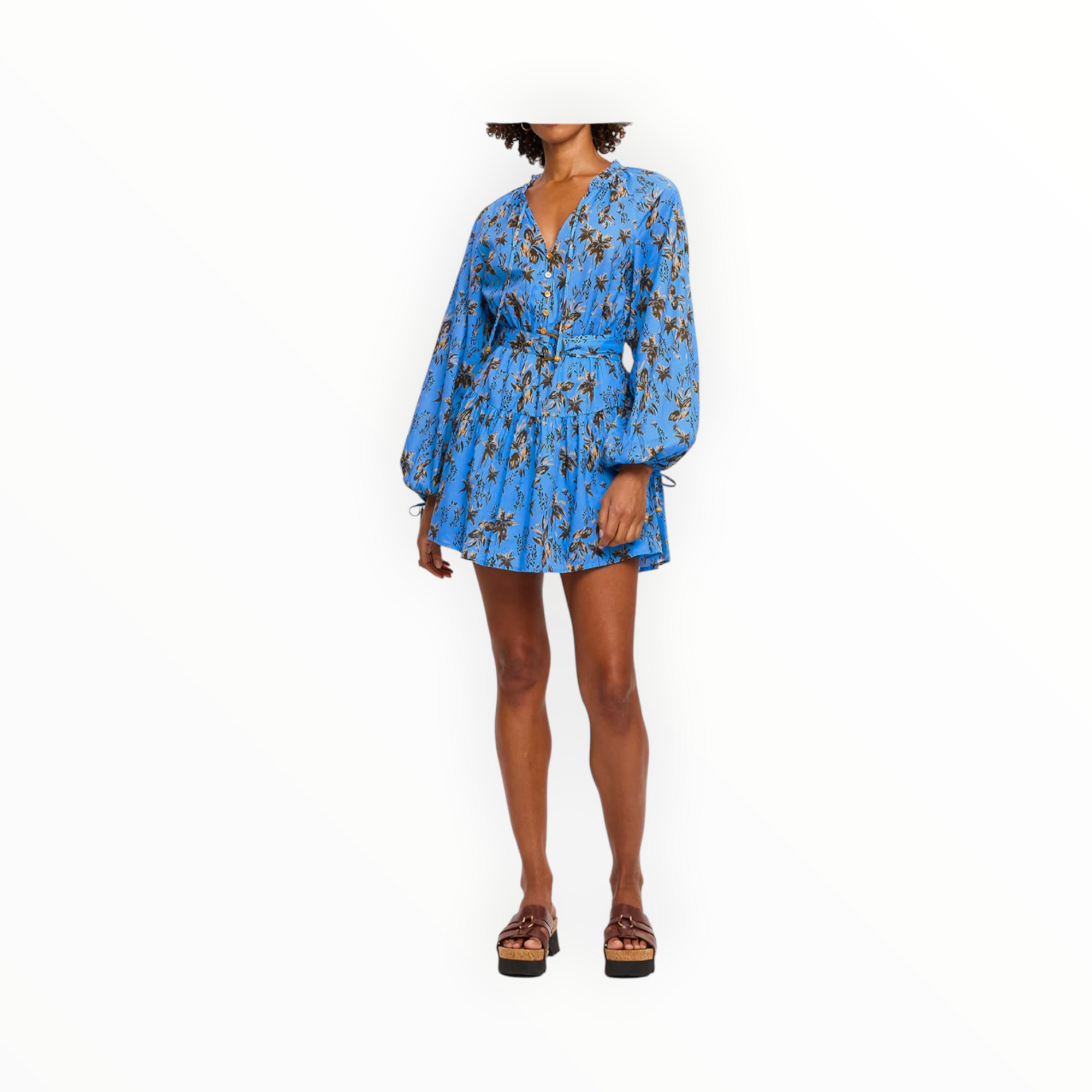 Kivari Paola Dress - Electric Blue