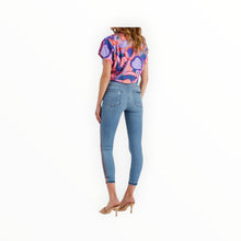 Etienne Marcel Skinny Moto Ankle Jeans W/Zipper Accent Pockets