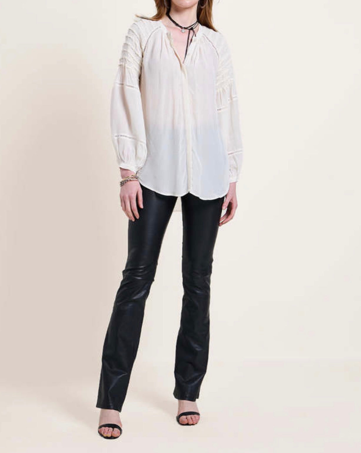 Scarlett Poppies Prairie Top - Vanilla