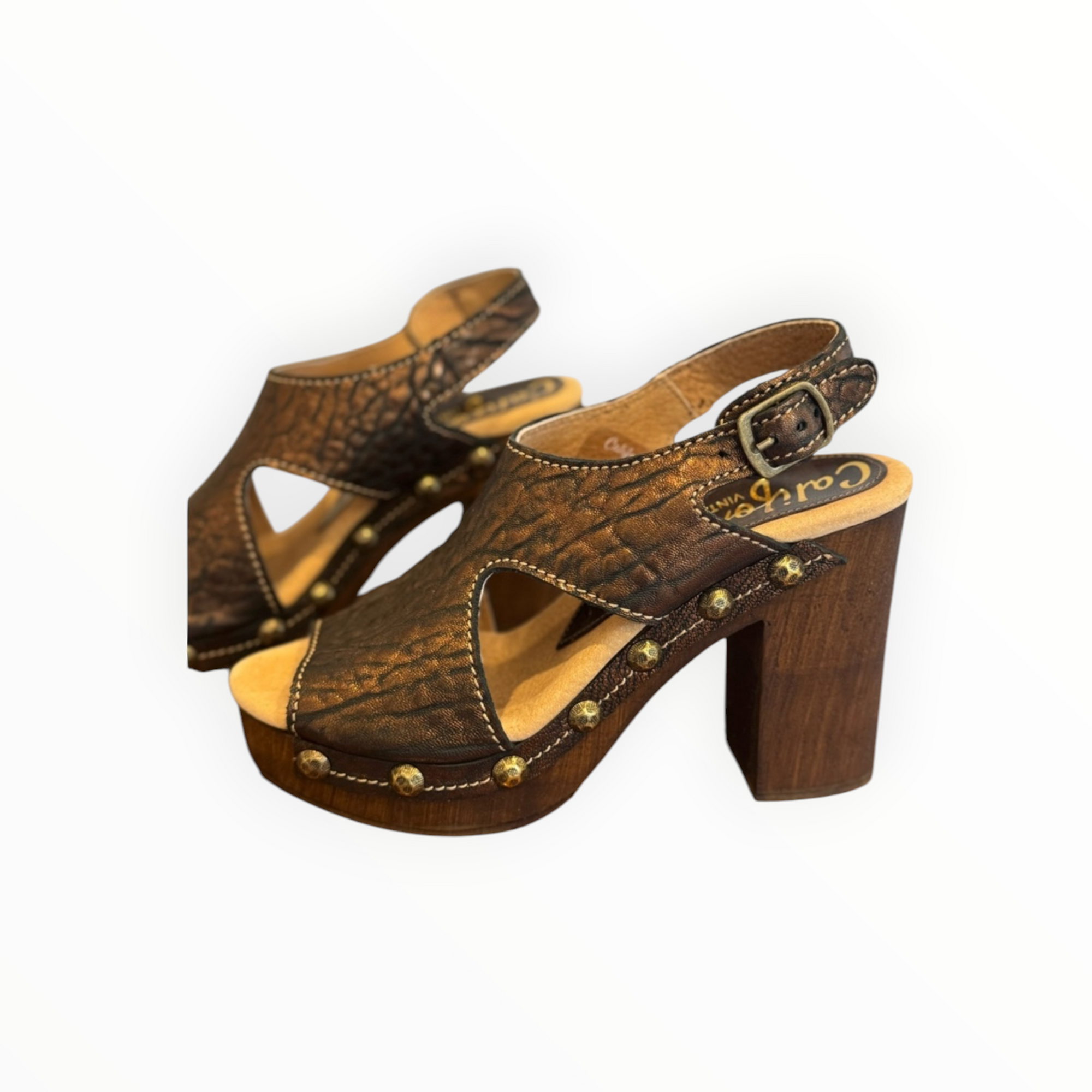 Californians Jean Sandals - Bronze