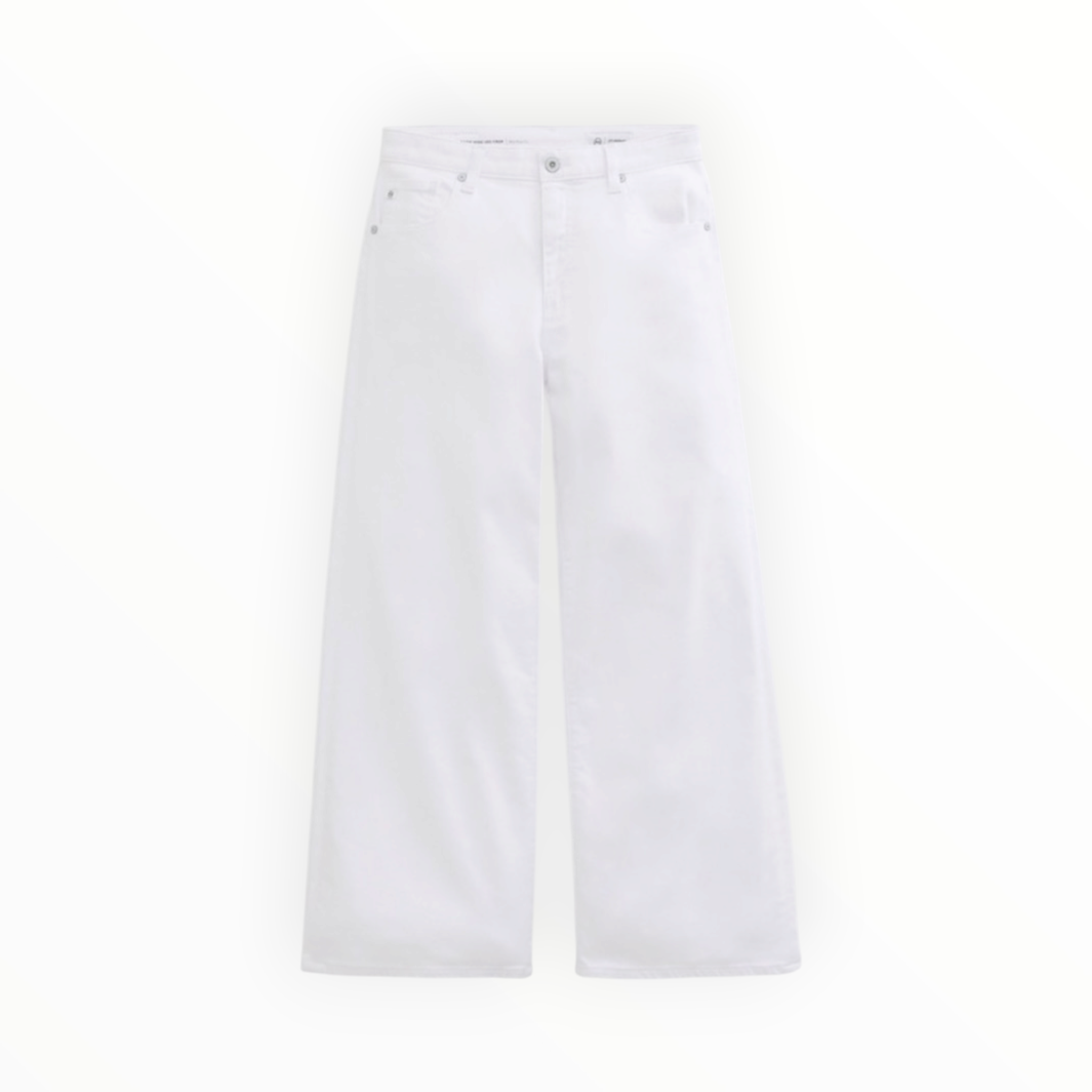 AG Jeans Saige Wide Leg Crop - Gallery White