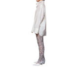 Lapointe Sequin Flare Leg Pant - Silver